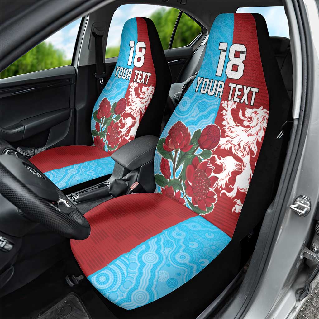 Custom British Lions Waratahs Car Seat Cover Unique Style - Wonder Print Shop