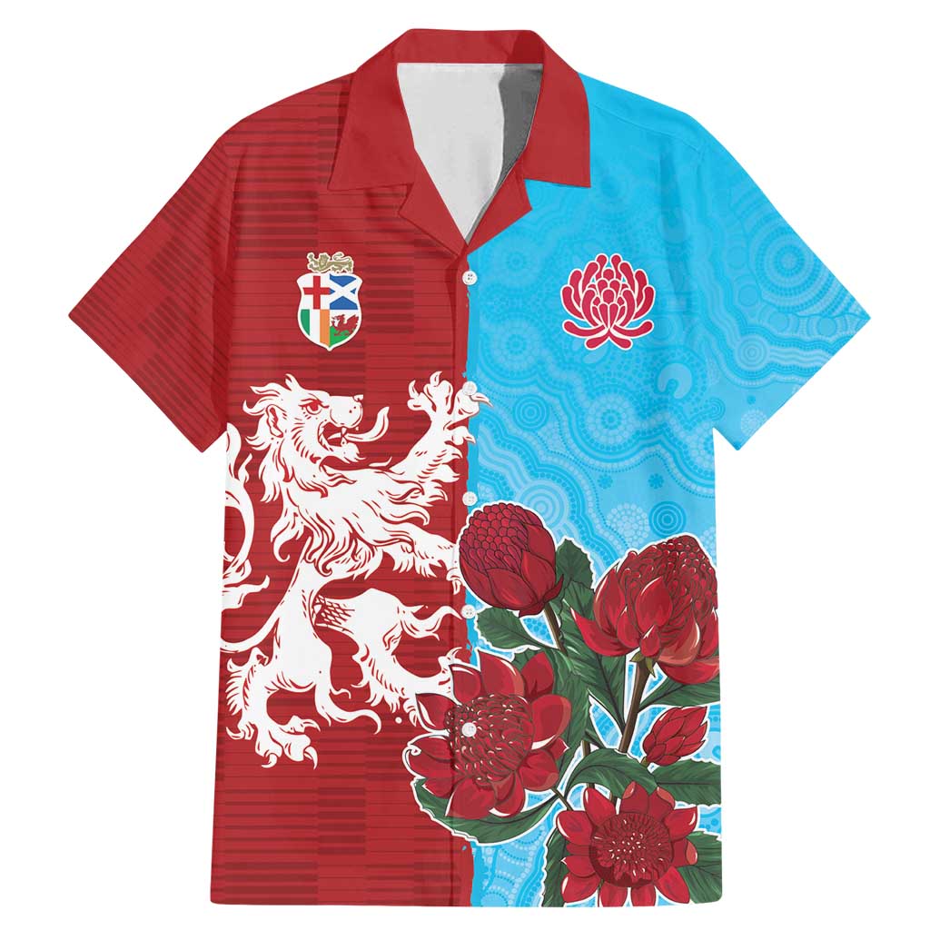 Custom British Lions Waratahs Family Matching Mermaid Dress and Hawaiian Shirt Unique Style - Wonder Print Shop