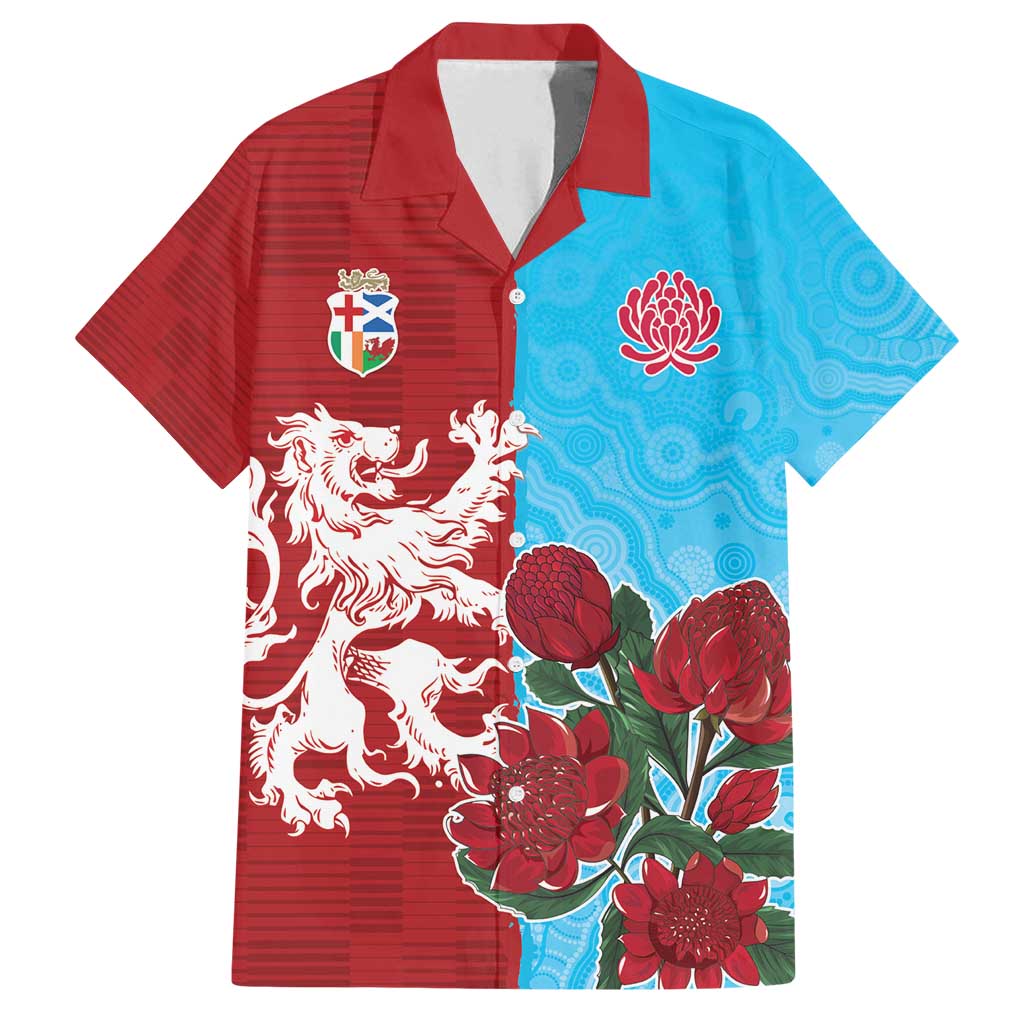 Custom British Lions Waratahs Family Matching Puletasi and Hawaiian Shirt Unique Style - Wonder Print Shop