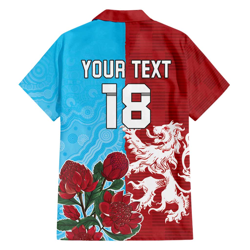 Custom British Lions Waratahs Family Matching Puletasi and Hawaiian Shirt Unique Style - Wonder Print Shop