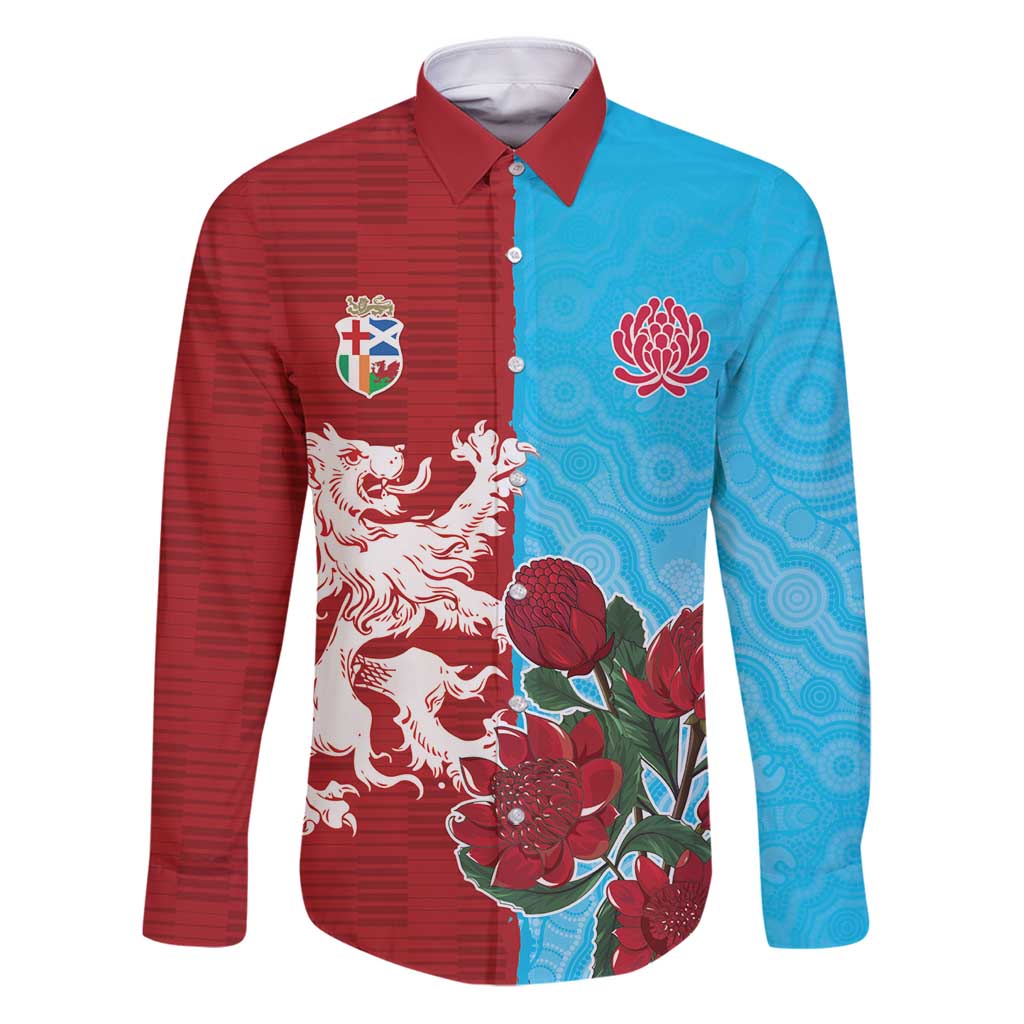 Custom British Lions Waratahs Family Matching Puletasi and Hawaiian Shirt Unique Style - Wonder Print Shop