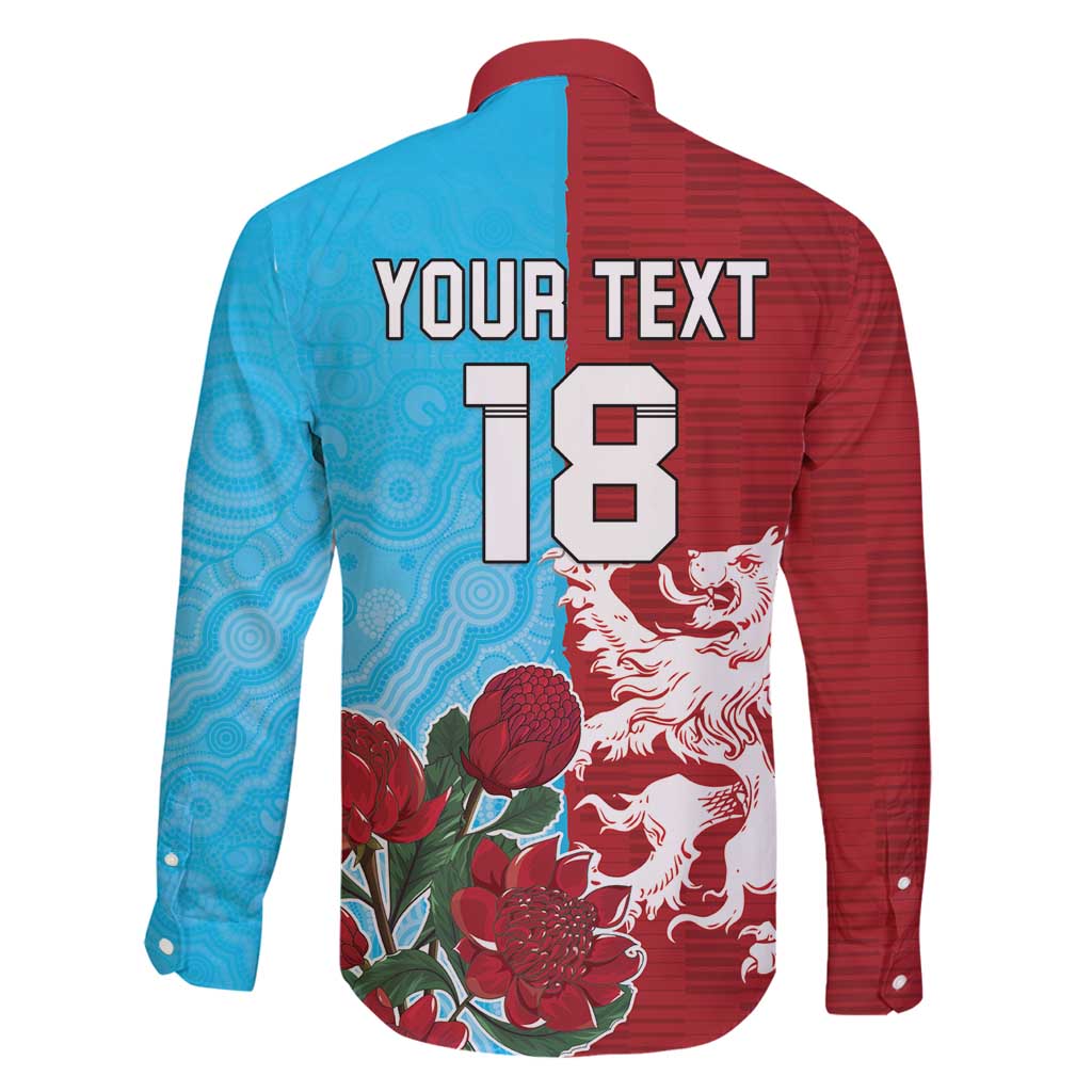 Custom British Lions Waratahs Family Matching Summer Maxi Dress and Hawaiian Shirt Unique Style - Wonder Print Shop