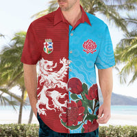Custom British Lions Waratahs Hawaiian Shirt Unique Style - Wonder Print Shop