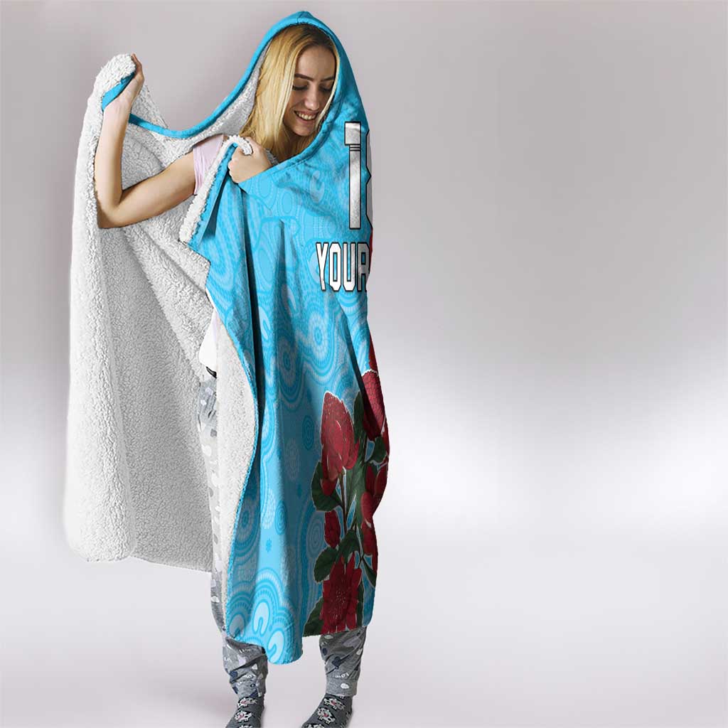 Custom British Lions Waratahs Hooded Blanket Unique Style - Wonder Print Shop