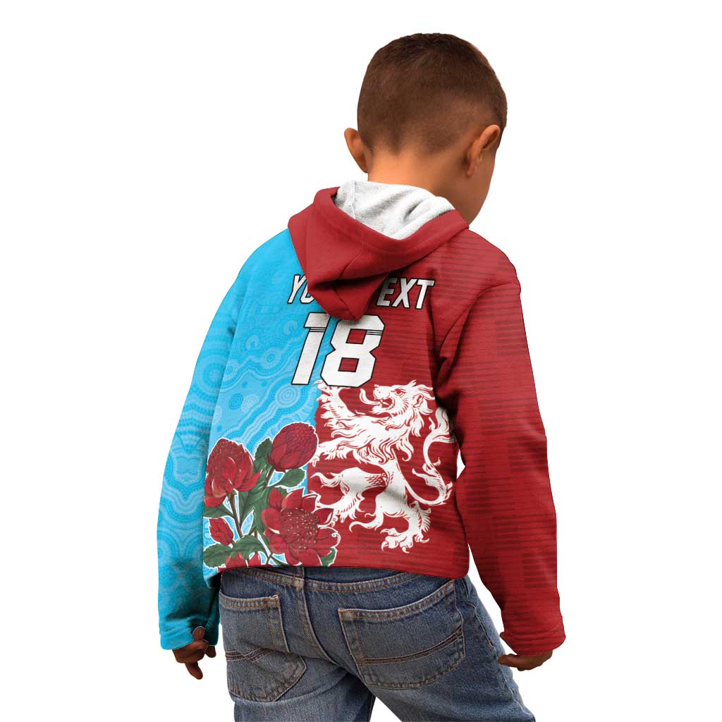 Custom British Lions Waratahs Kid Hoodie Unique Style - Wonder Print Shop