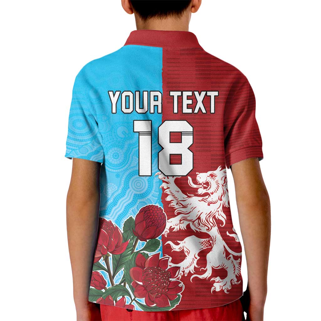 Custom British Lions Waratahs Kid Polo Shirt Unique Style - Wonder Print Shop
