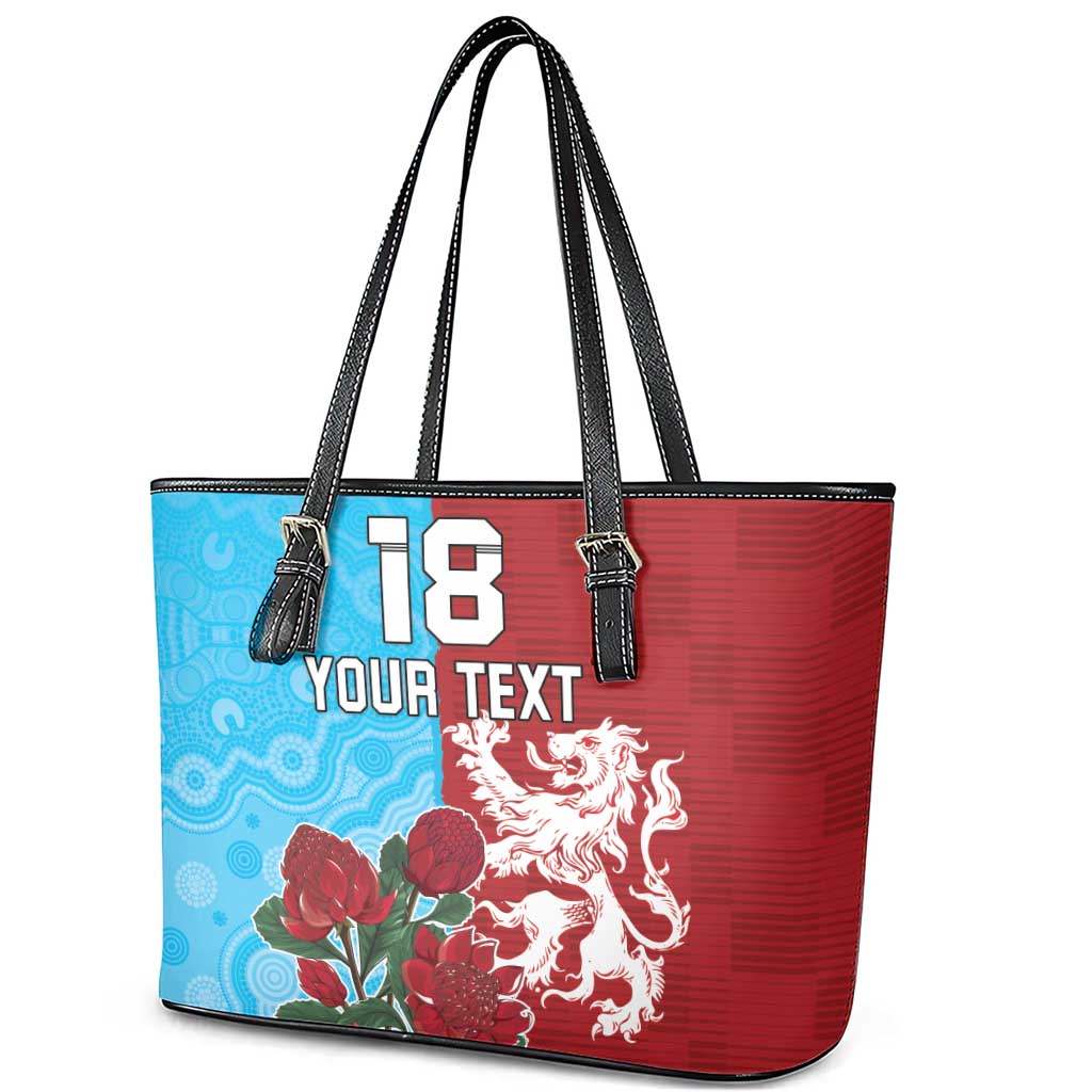 Custom British Lions Waratahs Leather Tote Bag Unique Style - Wonder Print Shop