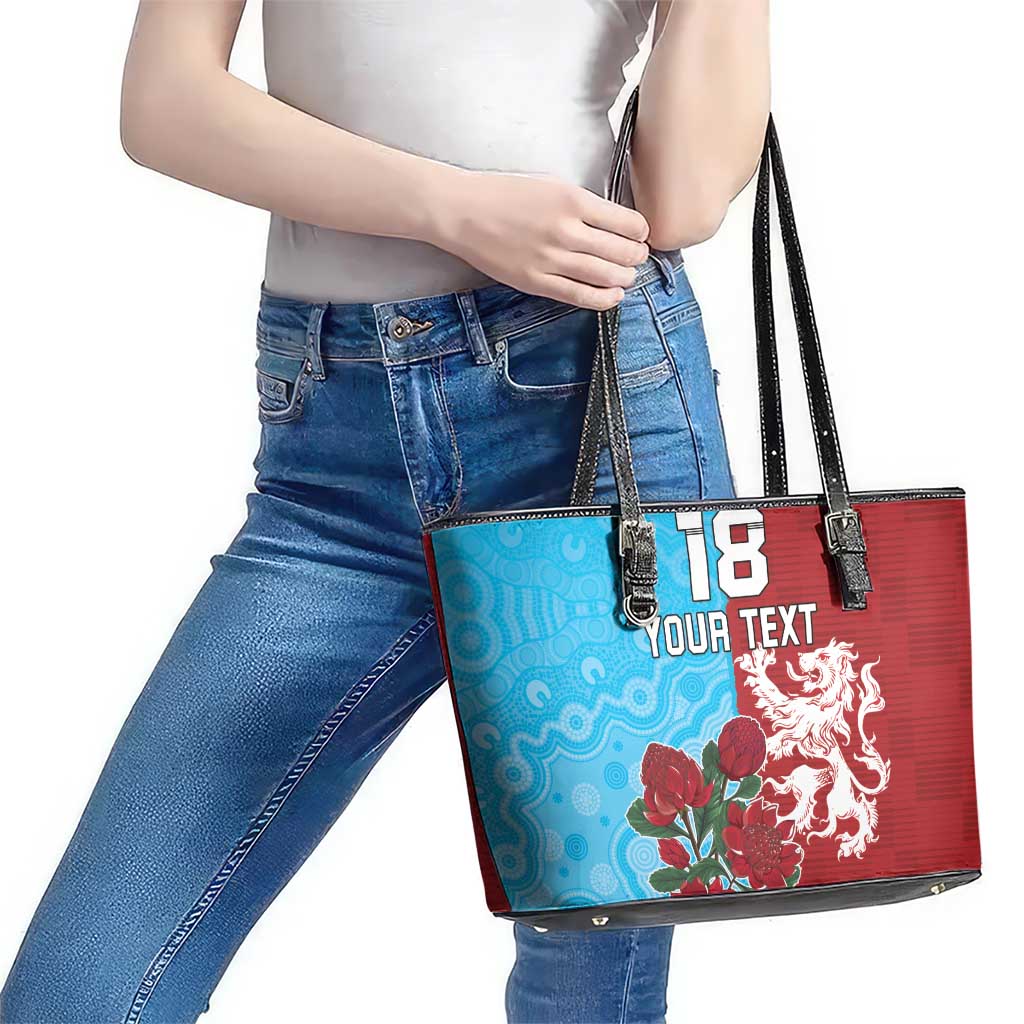 Custom British Lions Waratahs Leather Tote Bag Unique Style - Wonder Print Shop