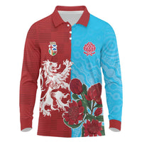 Custom British Lions Waratahs Long Sleeve Polo Shirt Unique Style - Wonder Print Shop