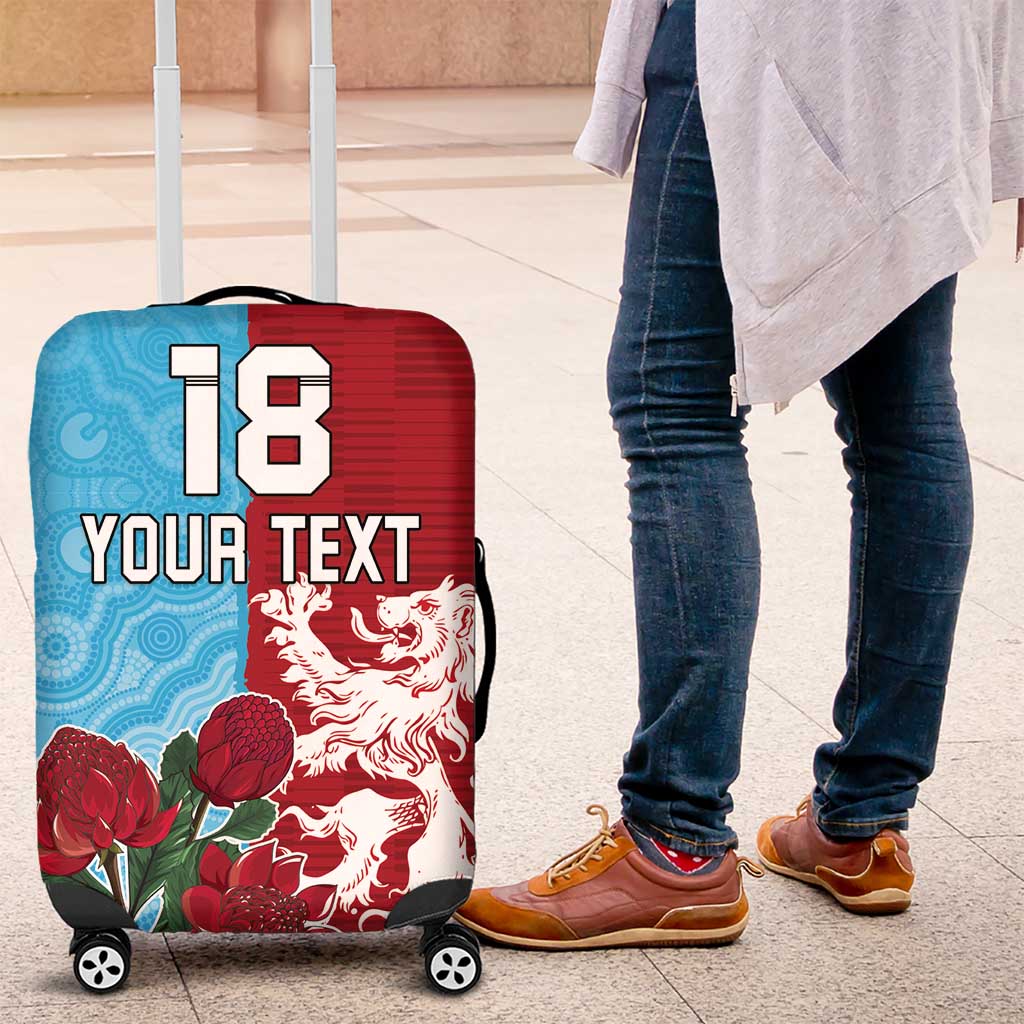 Custom British Lions Waratahs Luggage Cover Unique Style - Wonder Print Shop