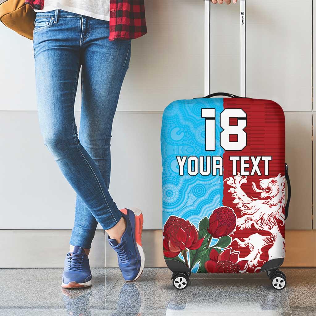 Custom British Lions Waratahs Luggage Cover Unique Style - Wonder Print Shop