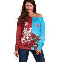 Custom British Lions Waratahs Off Shoulder Sweater Unique Style - Wonder Print Shop
