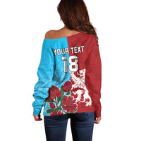 Custom British Lions Waratahs Off Shoulder Sweater Unique Style - Wonder Print Shop
