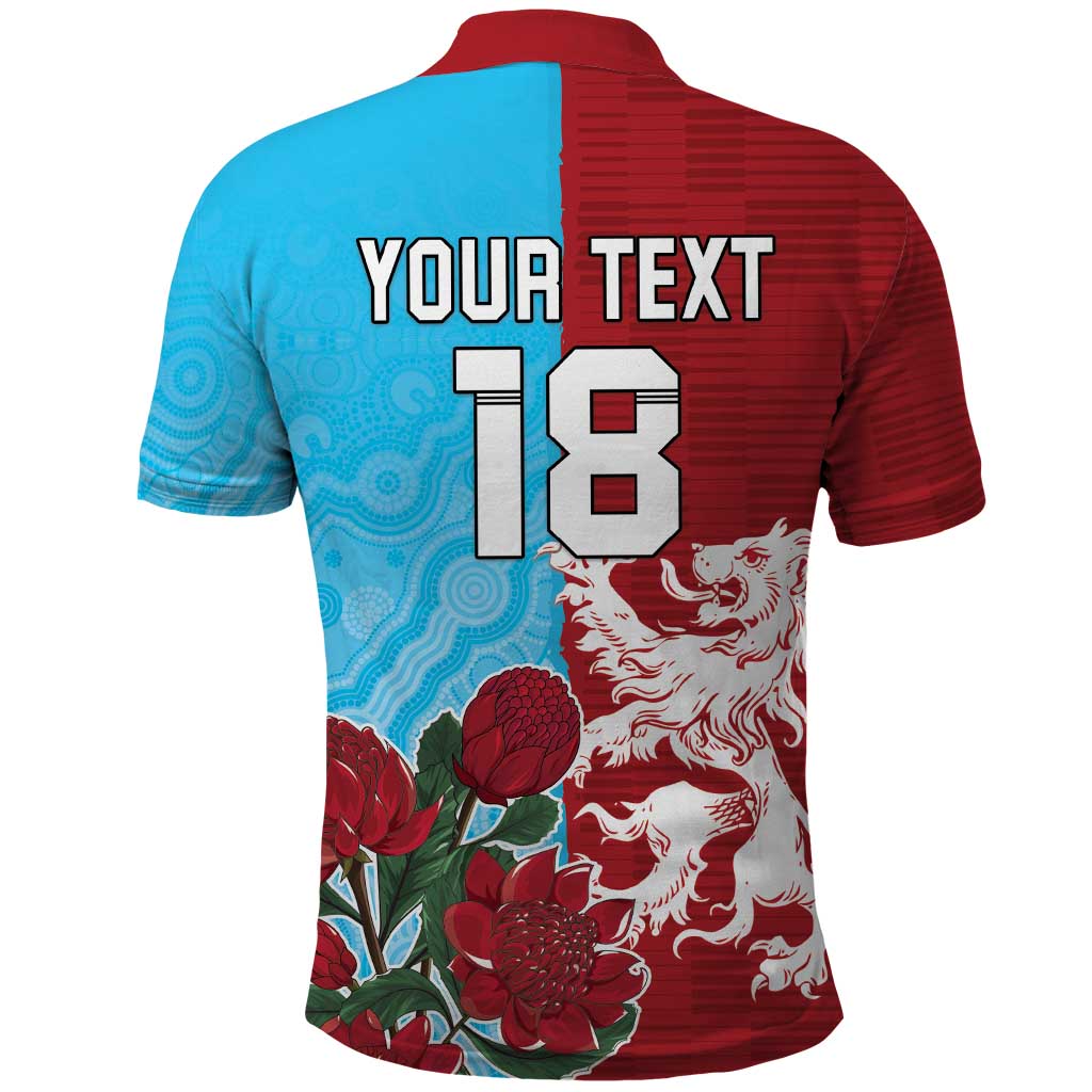 Custom British Lions Waratahs Polo Shirt Unique Style - Wonder Print Shop