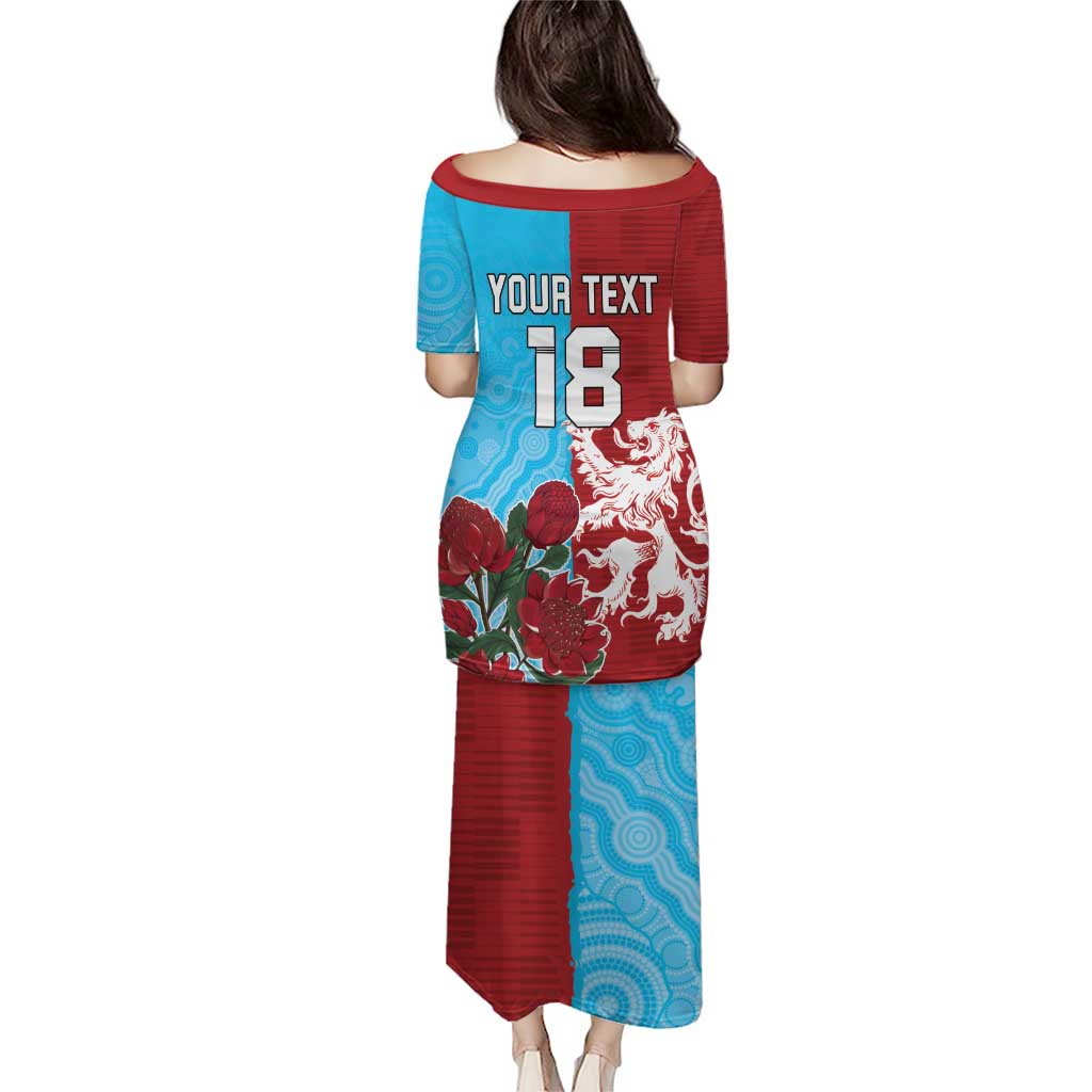 Custom British Lions Waratahs Puletasi Unique Style - Wonder Print Shop