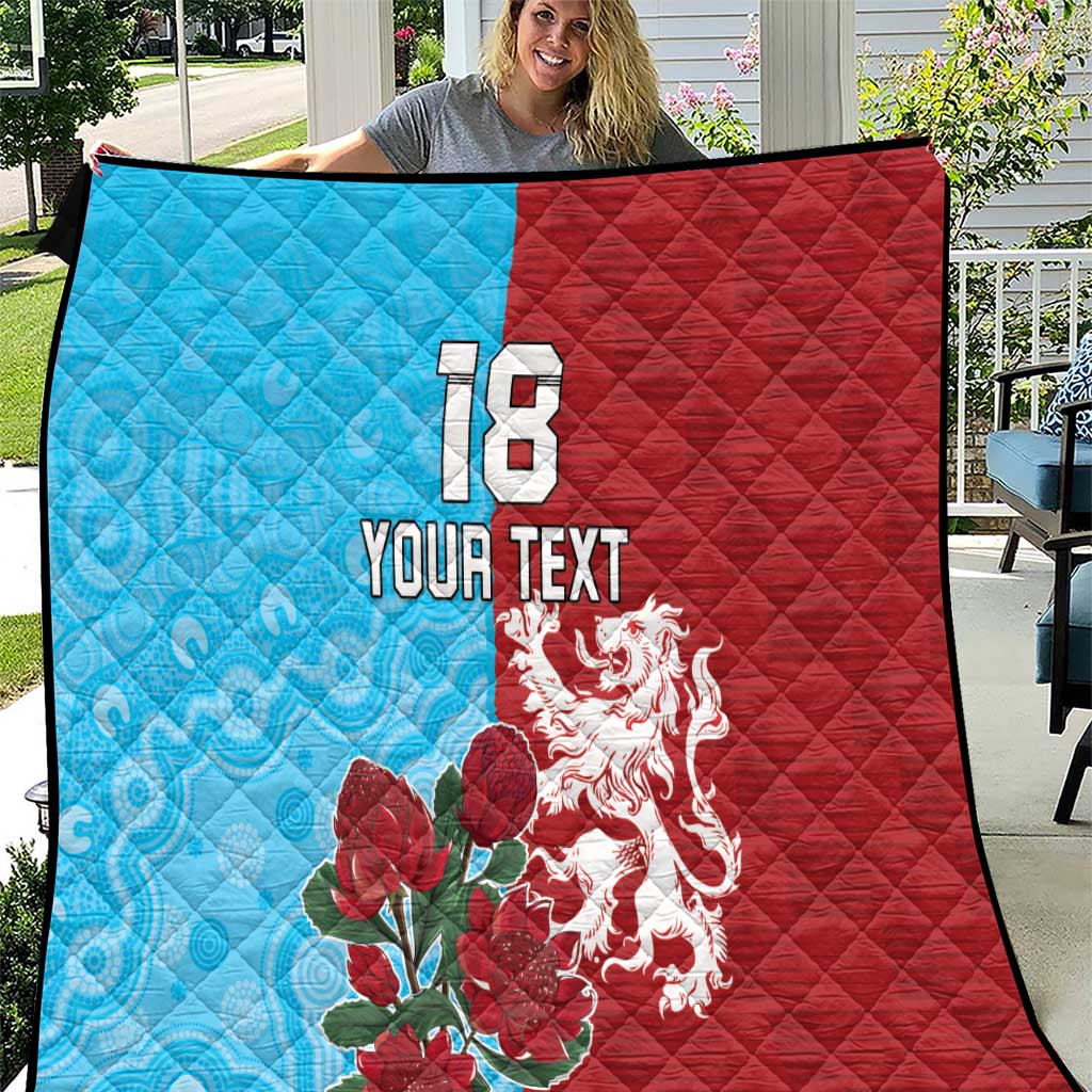 Custom British Lions Waratahs Quilt Unique Style - Wonder Print Shop