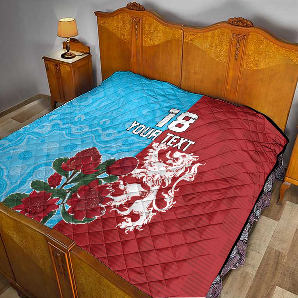 Custom British Lions Waratahs Quilt Unique Style - Wonder Print Shop