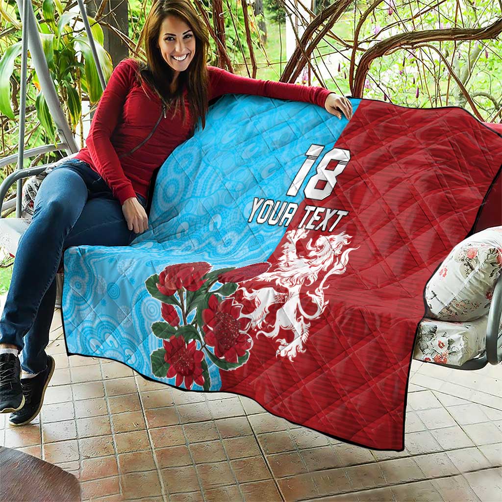 Custom British Lions Waratahs Quilt Unique Style - Wonder Print Shop