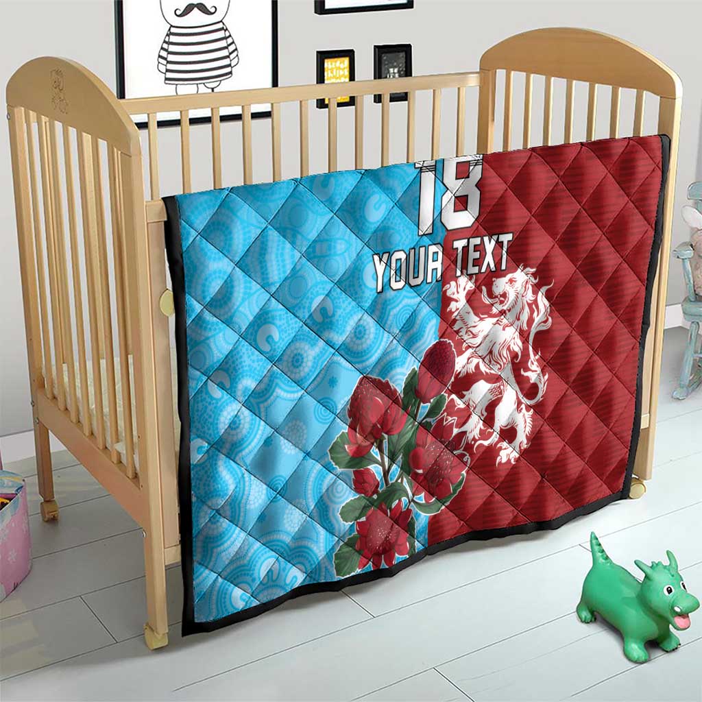 Custom British Lions Waratahs Quilt Unique Style - Wonder Print Shop