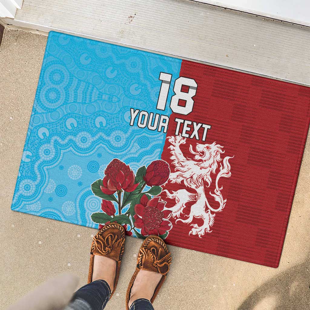 Custom British Lions Waratahs Rubber Doormat Unique Style - Wonder Print Shop