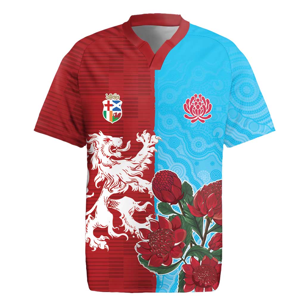 Custom British Lions Waratahs Rugby Jersey Unique Style - Wonder Print Shop