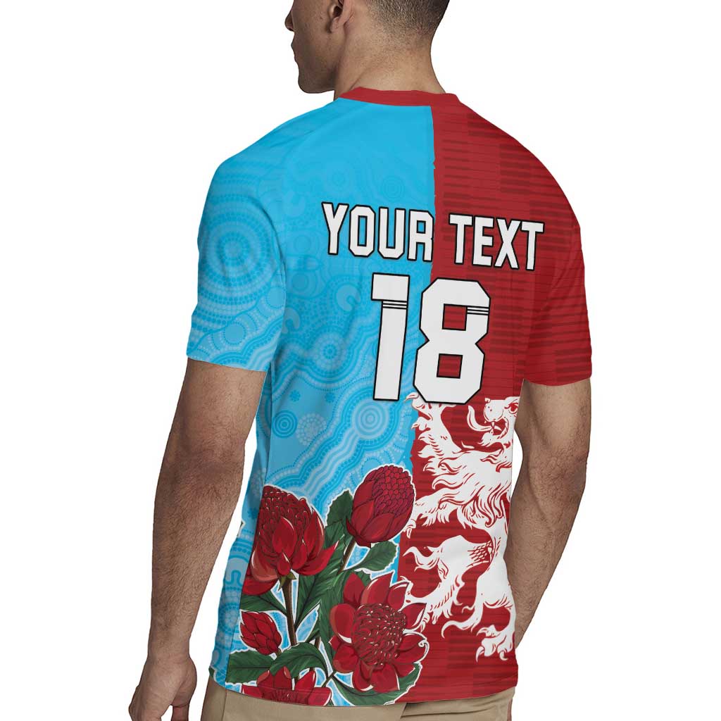 Custom British Lions Waratahs Rugby Jersey Unique Style - Wonder Print Shop
