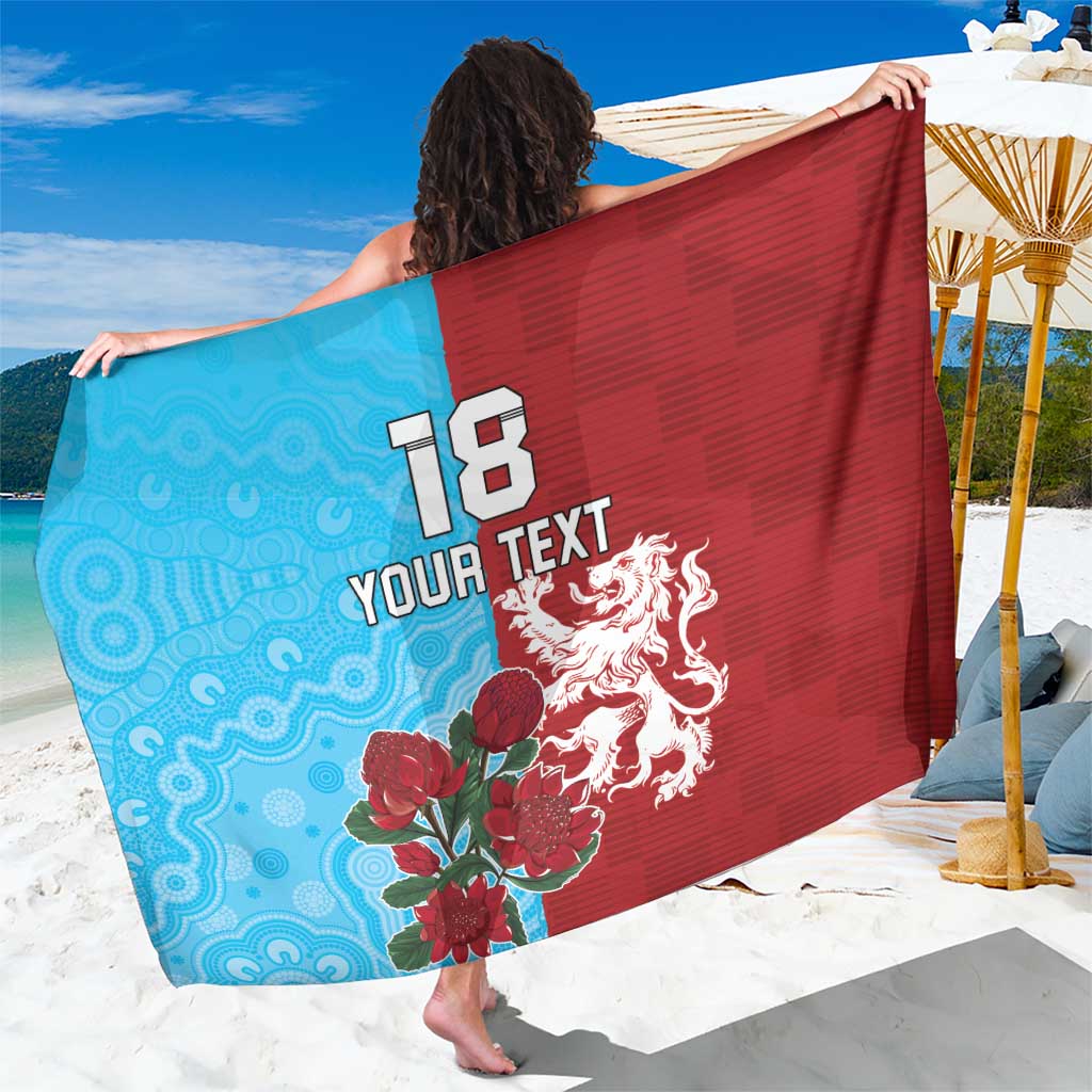 Custom British Lions Waratahs Sarong Unique Style - Wonder Print Shop