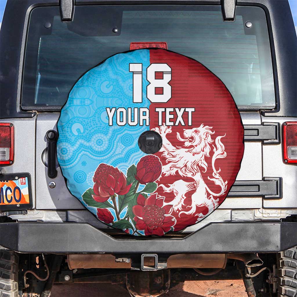 Custom British Lions Waratahs Spare Tire Cover Unique Style - Wonder Print Shop