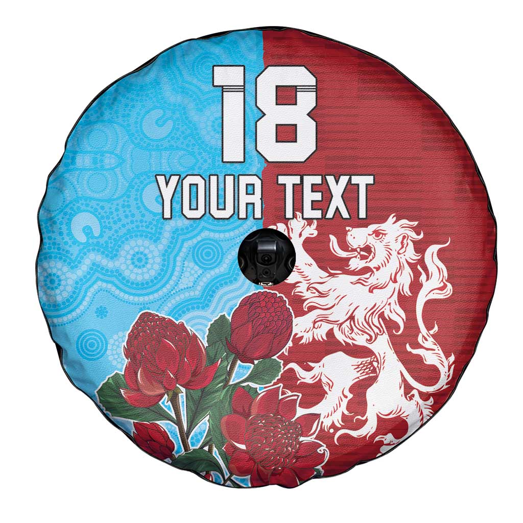 Custom British Lions Waratahs Spare Tire Cover Unique Style - Wonder Print Shop