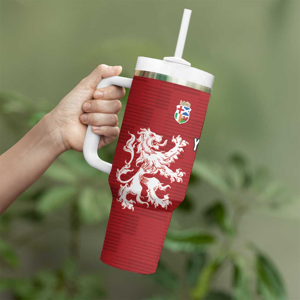 Custom British Lions Waratahs Tumbler With Handle Unique Style - Wonder Print Shop