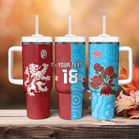 Custom British Lions Waratahs Tumbler With Handle Unique Style - Wonder Print Shop