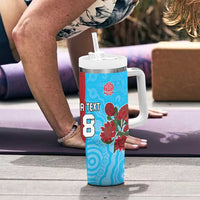Custom British Lions Waratahs Tumbler With Handle Unique Style - Wonder Print Shop