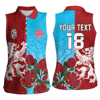 Custom British Lions Waratahs Women Sleeveless Polo Shirt Unique Style - Wonder Print Shop