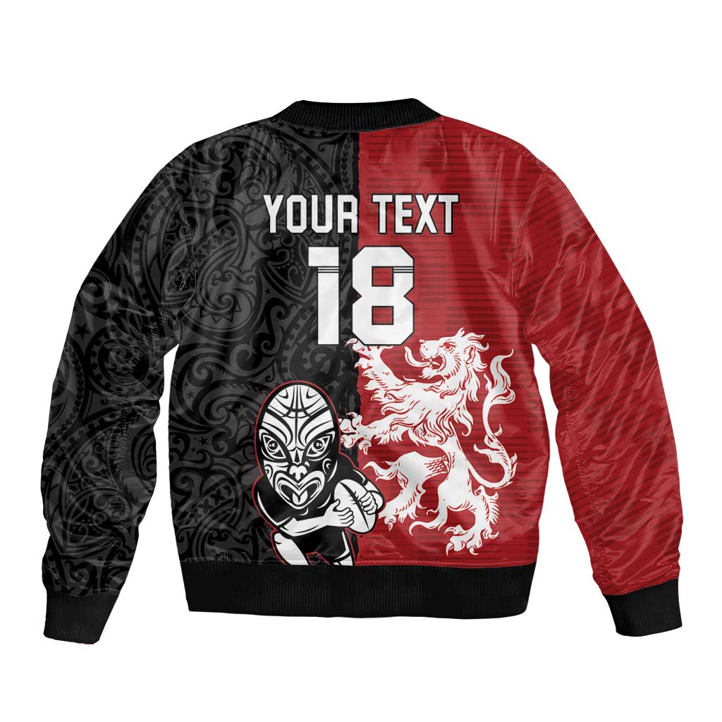 Custom British Lions New Zealand Bomber Jacket Unique Style - Wonder Print Shop