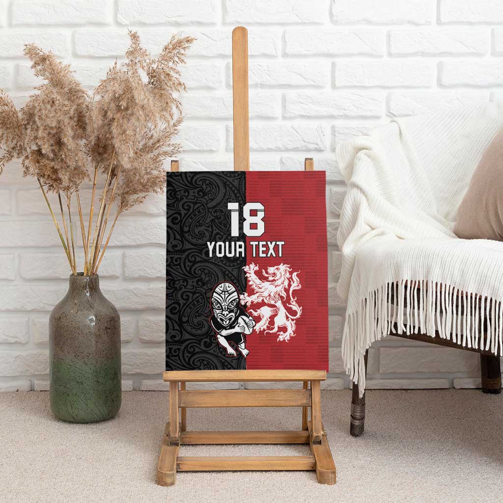 Custom British Lions New Zealand Canvas Wall Art Unique Style - Wonder Print Shop
