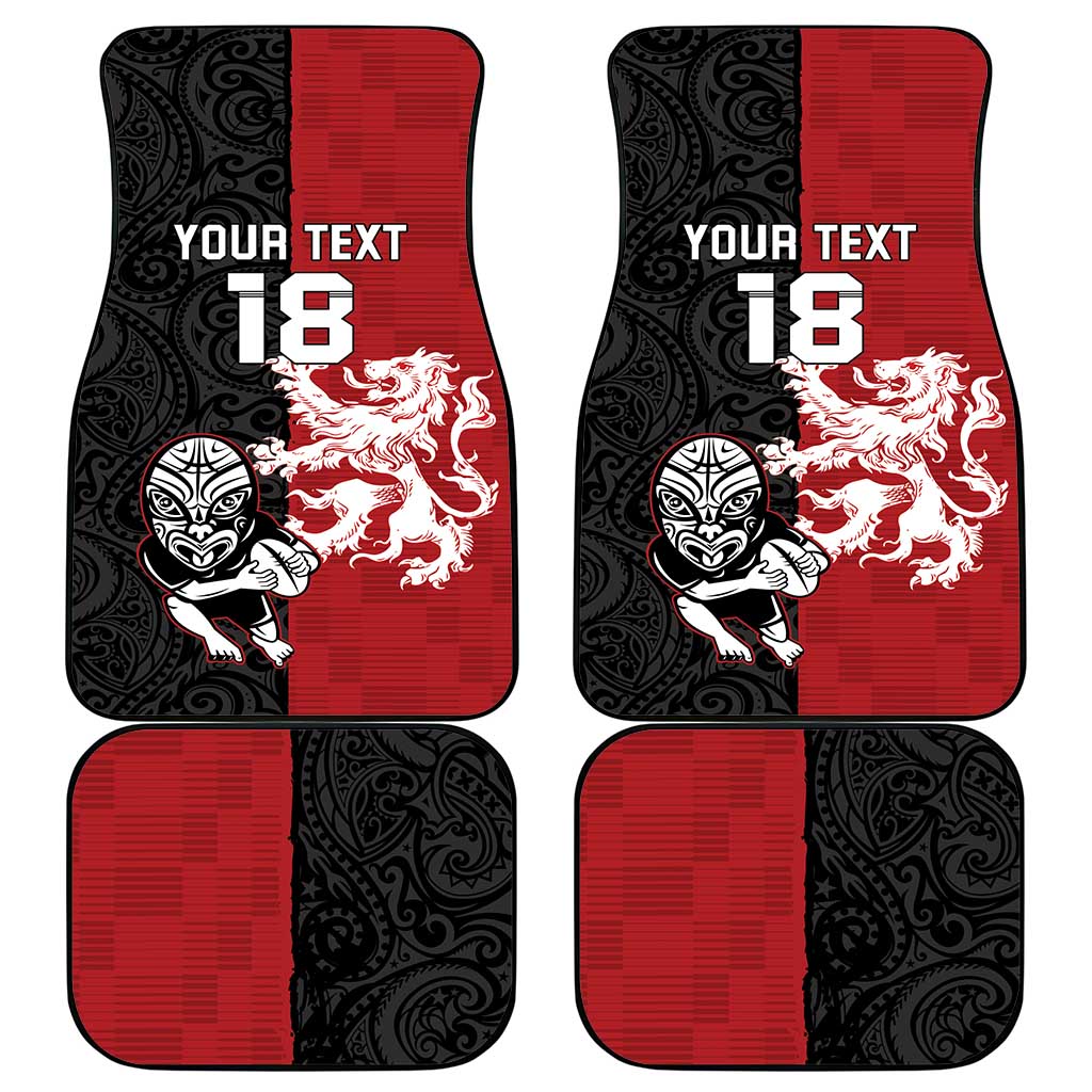 Custom British Lions New Zealand Car Mats Unique Style - Wonder Print Shop