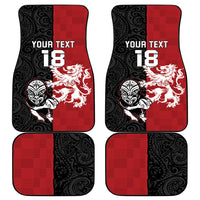 Custom British Lions New Zealand Car Mats Unique Style - Wonder Print Shop
