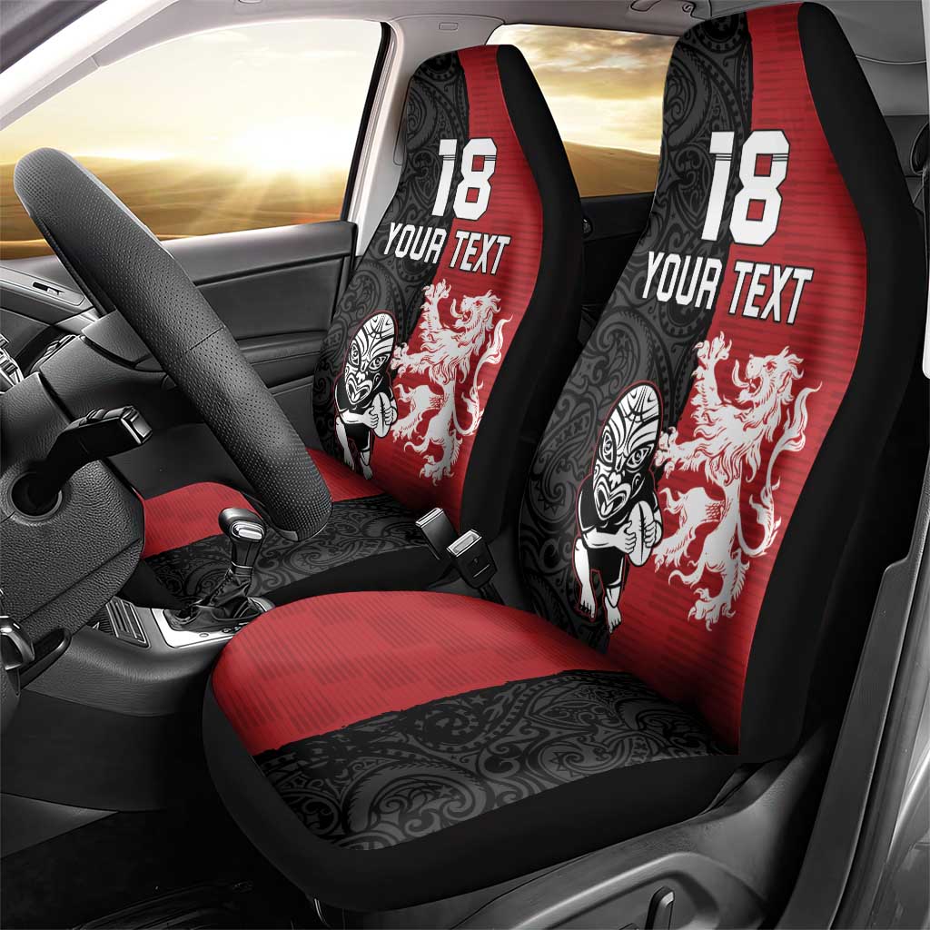 Custom British Lions New Zealand Car Seat Cover Unique Style - Wonder Print Shop