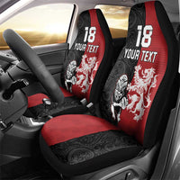Custom British Lions New Zealand Car Seat Cover Unique Style - Wonder Print Shop