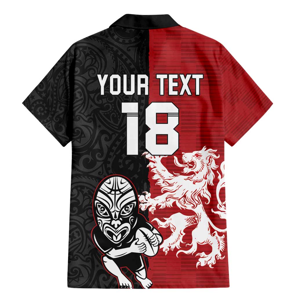 Custom British Lions New Zealand Family Matching Mermaid Dress and Hawaiian Shirt Unique Style - Wonder Print Shop