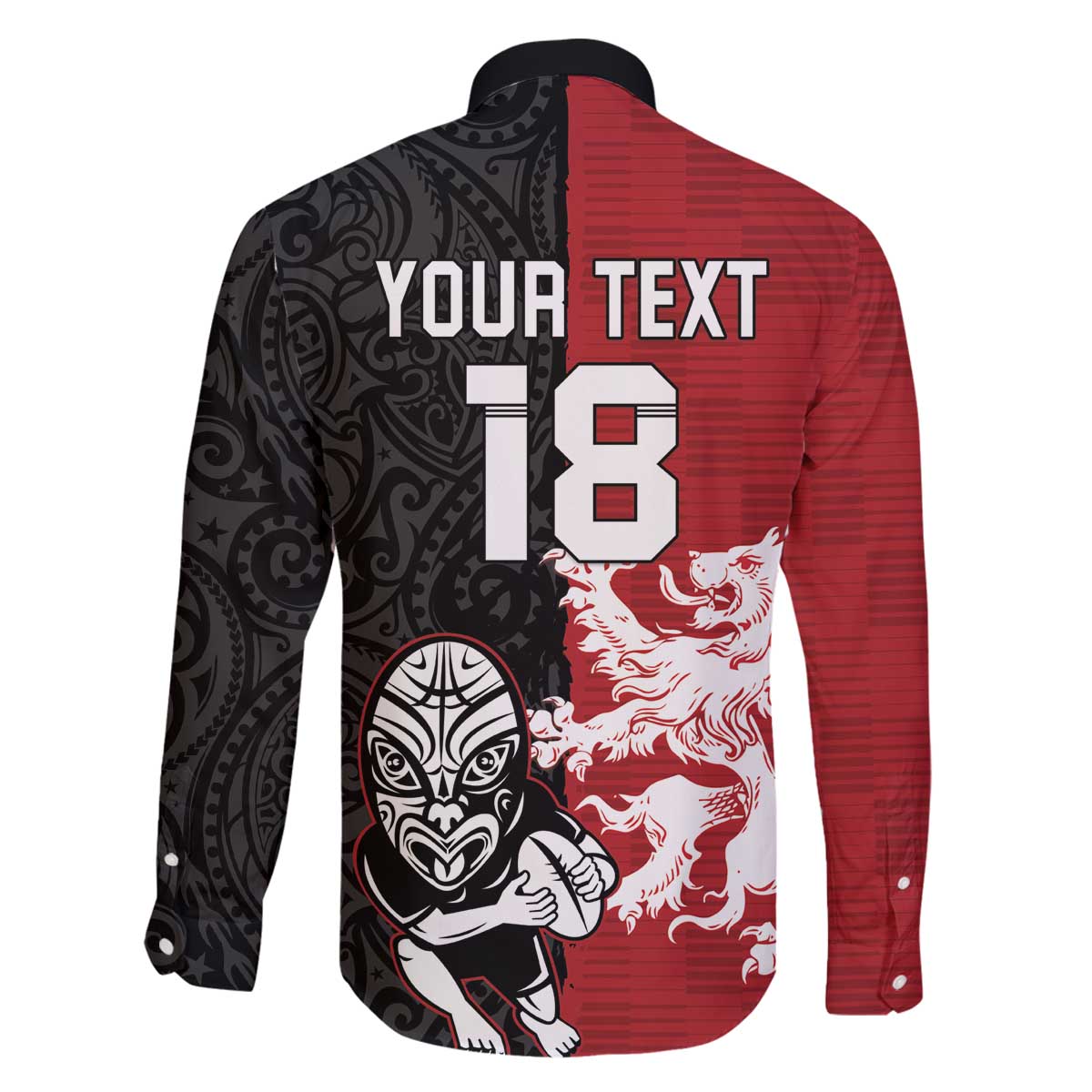 Custom British Lions New Zealand Family Matching Off The Shoulder Long Sleeve Dress and Hawaiian Shirt Unique Style - Wonder Print Shop