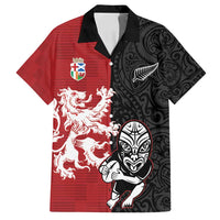 Custom British Lions New Zealand Family Matching Off Shoulder Short Dress and Hawaiian Shirt Unique Style - Wonder Print Shop
