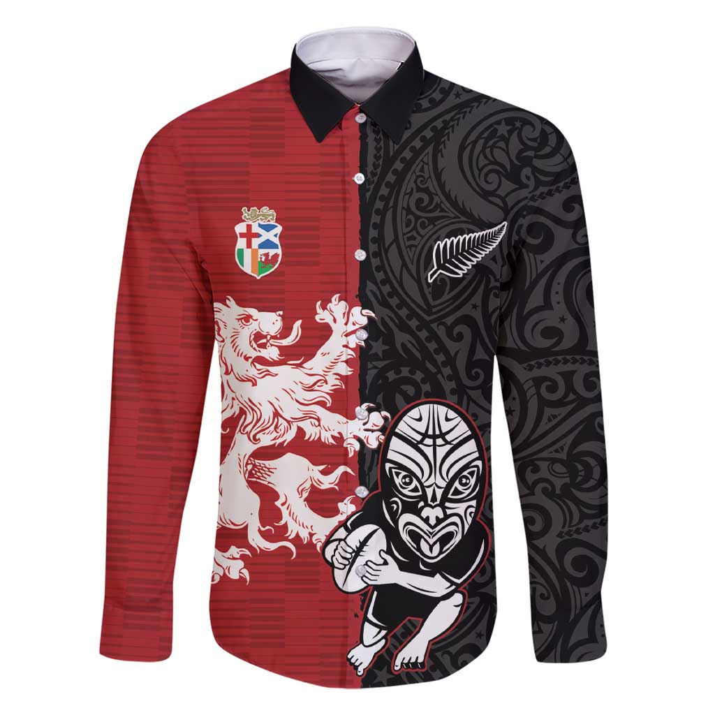 Custom British Lions New Zealand Family Matching Short Sleeve Bodycon Dress and Hawaiian Shirt Unique Style - Wonder Print Shop