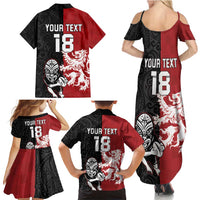 Custom British Lions New Zealand Family Matching Summer Maxi Dress and Hawaiian Shirt Unique Style - Wonder Print Shop