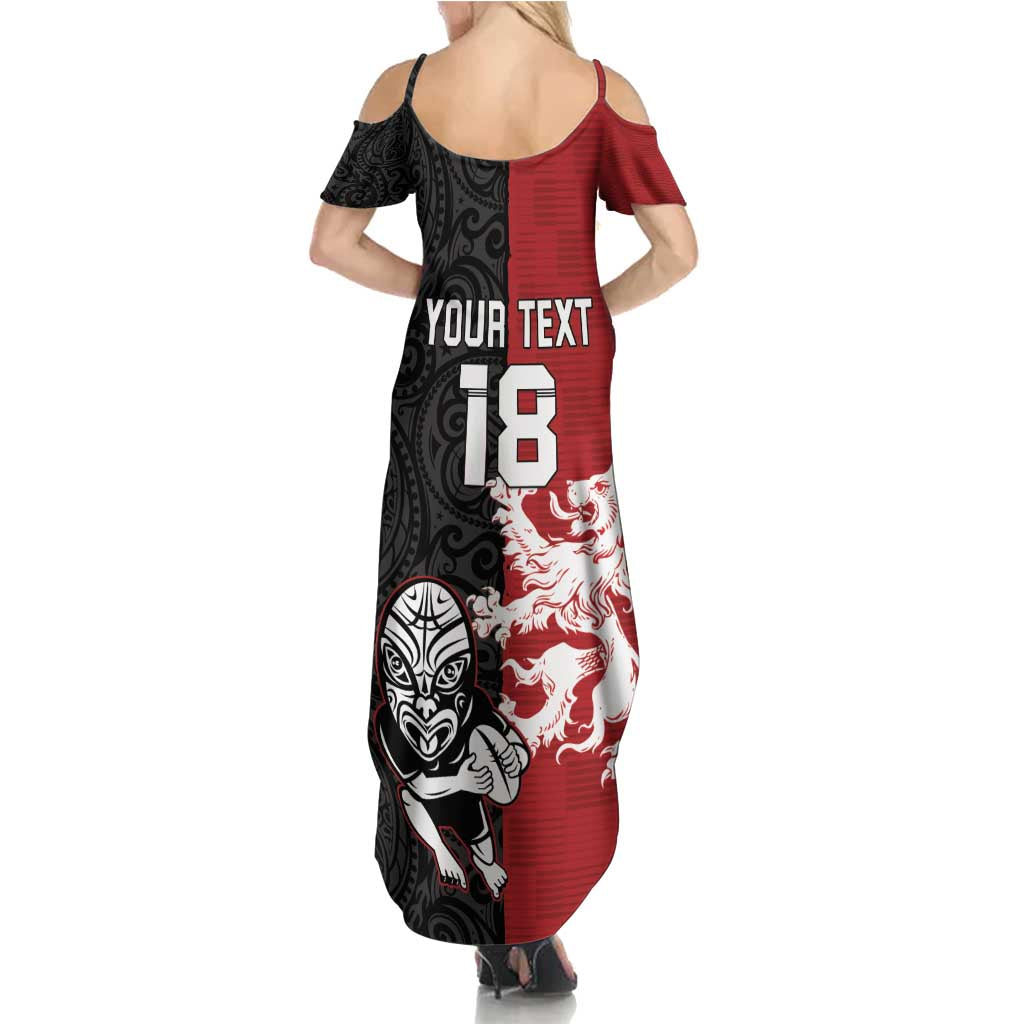 Custom British Lions New Zealand Family Matching Summer Maxi Dress and Hawaiian Shirt Unique Style - Wonder Print Shop