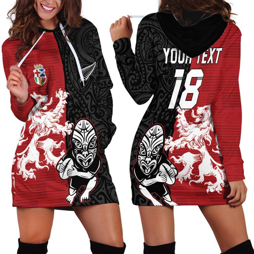 Custom British Lions New Zealand Hoodie Dress Unique Style - Wonder Print Shop