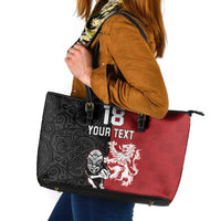 Custom British Lions New Zealand Leather Tote Bag Unique Style - Wonder Print Shop