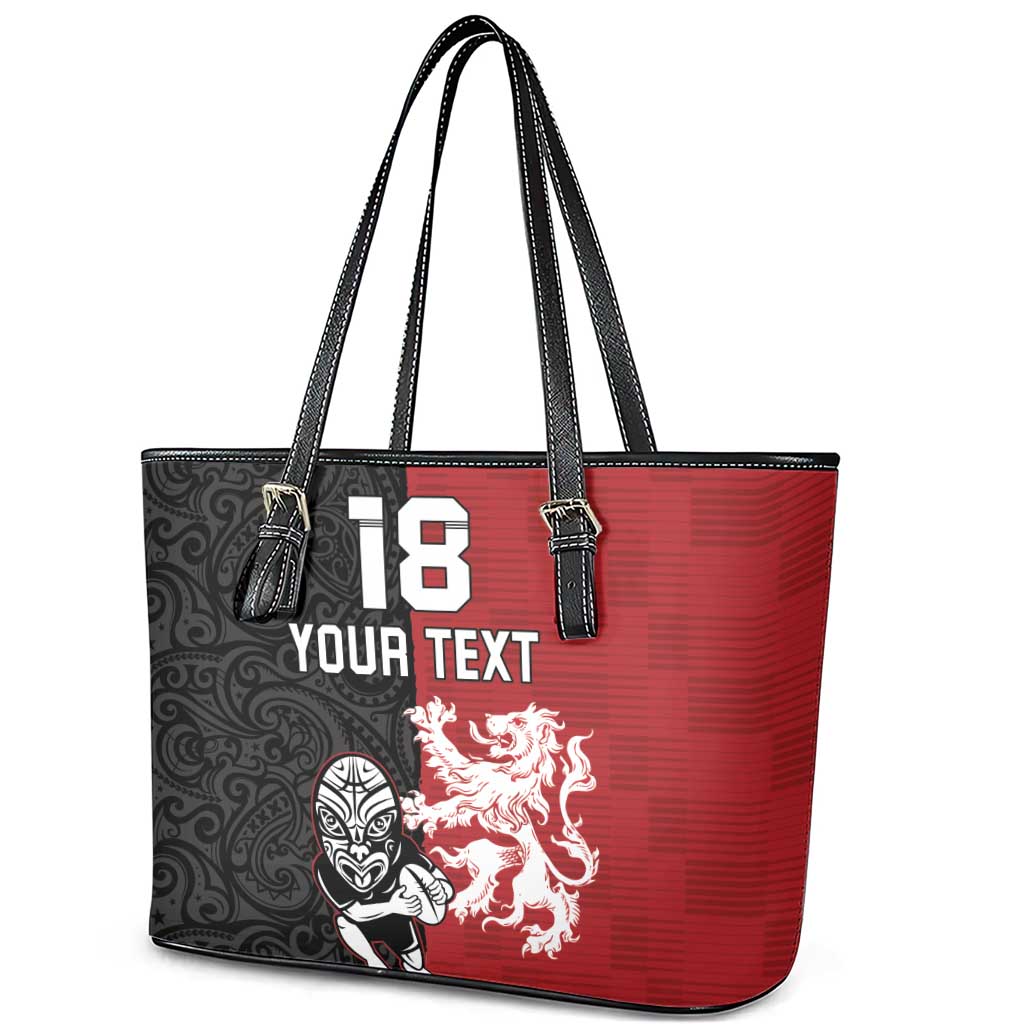 Custom British Lions New Zealand Leather Tote Bag Unique Style - Wonder Print Shop