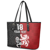 Custom British Lions New Zealand Leather Tote Bag Unique Style - Wonder Print Shop