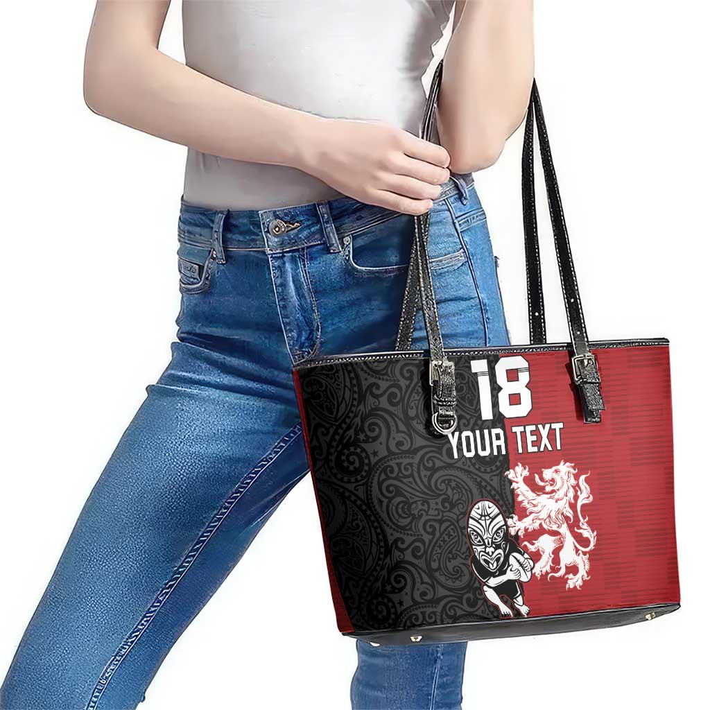 Custom British Lions New Zealand Leather Tote Bag Unique Style - Wonder Print Shop